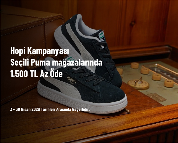 Hopi Kampanyası - Seçili Puma mağazalarında 1.500 TL Az Öde Hopi Kampanyası - Seçili Puma mağazalarında 1.500 TL Az Öde