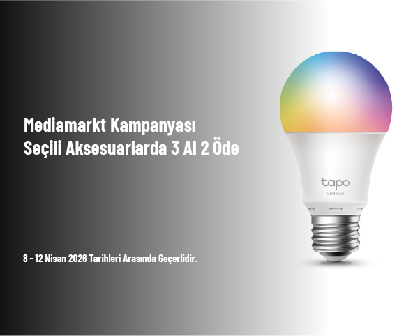 Mediamarkt Kampanyası - Seçili Aksesuarlarda 3 Al 2 Öde