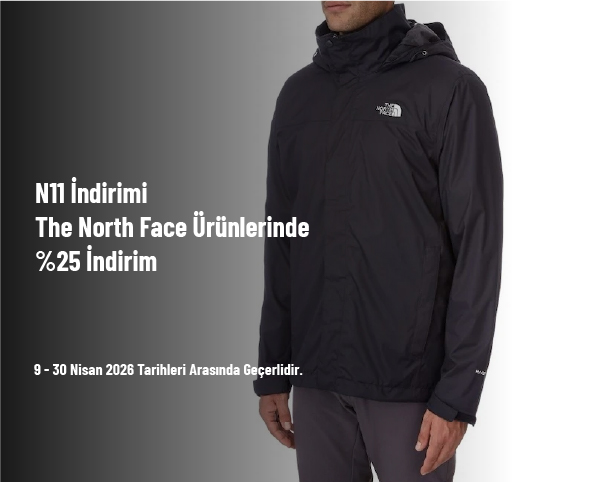 N11 İndirimi - The North Face Ürünlerinde %25 İndirim