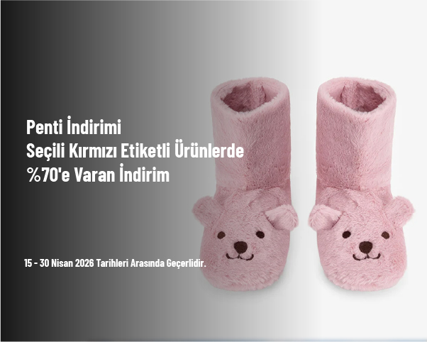 Penti İndirimi - Seçili Kırmızı Etiketli Ürünlerde %70'e Varan İndirim