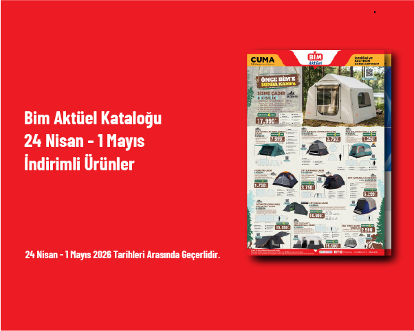 Bim Aktüel Kataloğu - 24 Nisan - 1 Mayıs İndirimli Ürünler