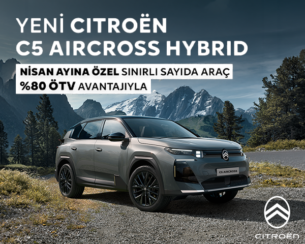 Yeni Citroën C5 Aircross Nisan Ayına Özel %80 ÖTV Avantajıyla
