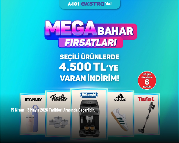 A101 Kampanyası - Seçili Ürünlerde 4.500 TL'ye Varan İndirim Fırsatı