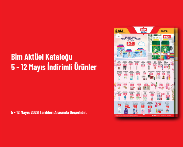 Bim Aktüel Kataloğu - 5 - 12 Mayıs İndirimli Ürünler