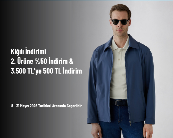 Kiğılı İndirimi - 2. Ürüne %50 İndirim & 3.500 TL’ye 500 TL İndirim Kiğılı İndirimi - 2. Ürüne %50 İndirim & 3.500 TL’ye 500 TL İndirim