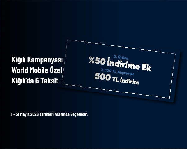 Kiğılı Kampanyası - World Mobile Özel Kiğılı’da 6 Taksit Kampanyası Kiğılı Kampanyası - World Mobile Özel Kiğılı’da 6 Taksit Kampanyası