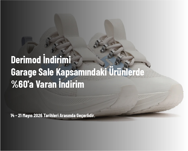 Derimod İndirimi - Garage Sale Kapsamındaki Ürünlerde %60'a Varan İndirim