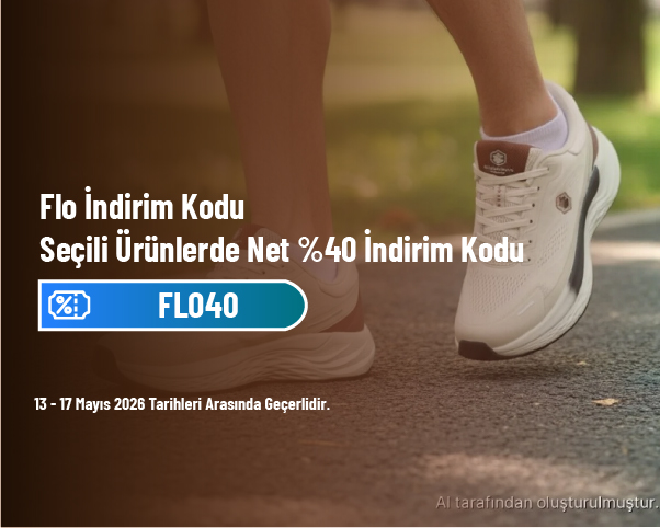 Flo İndirim Kodu - Seçili Ürünlerde Net %40 İndirim Kodu