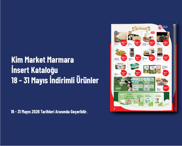 Kim Market Marmara İnsert Kataloğu - 18 - 31 Mayıs İndirimli Ürünler Kim Market Marmara İnsert Kataloğu - 18 - 31 Mayıs İndirimli Ürünler