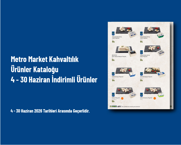 Metro Market Kahvaltılık Ürünler Kataloğu - 4 - 30 Haziran İndirimli Ürünler