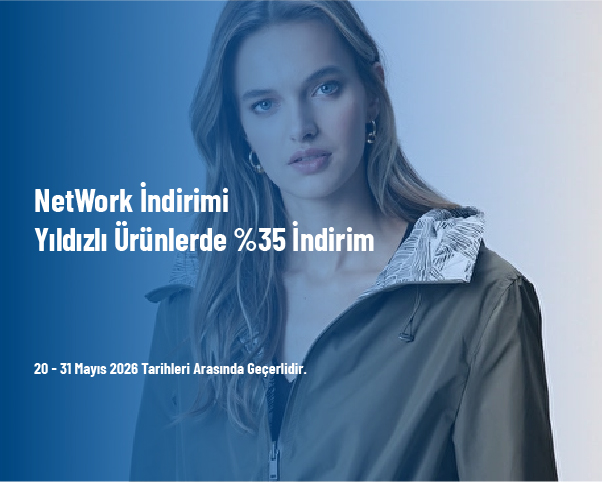 NetWork İndirimi - Yıldızlı Ürünlerde %35 İndirim NetWork İndirimi - Yıldızlı Ürünlerde %35 İndirim