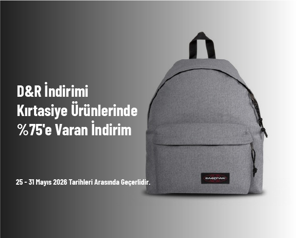 D&R İndirimi -  Kırtasiye Ürünlerinde %75'e Varan İndirim