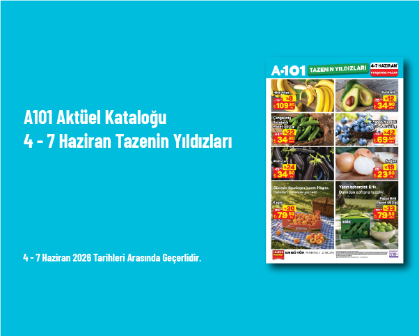 A101 Aktüel Kataloğu - 4 - 7 Haziran Tazenin Yıldızları