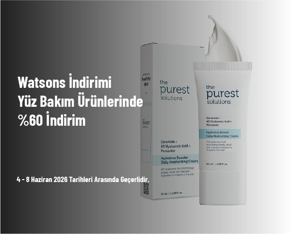 Watsons İndirimi - Yüz Bakım Ürünlerinde %60 İndirim