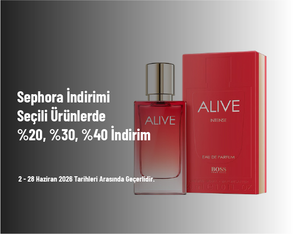 Sephora İndirimi - Seçili Ürünlerde %20, %30, %40 İndirim