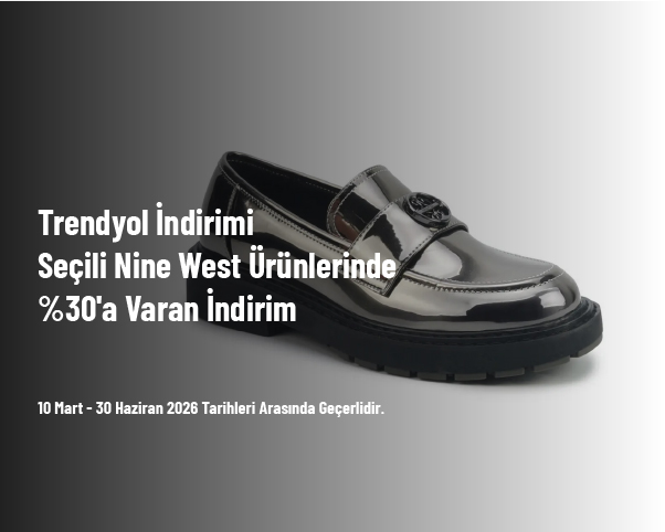 Trendyol İndirimi - Seçili Nine West Ürünlerinde %30'a Varan İndirim