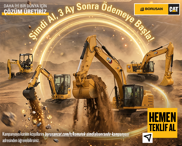 Borusan Cat Sıfır Faiz Fırsatı Borusan Cat Sıfır Faiz Fırsatı