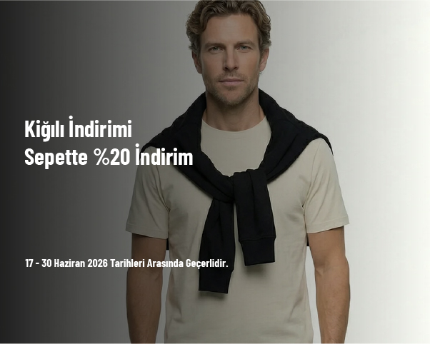 Kiğılı İndirimi - Sepette %20 İndirim