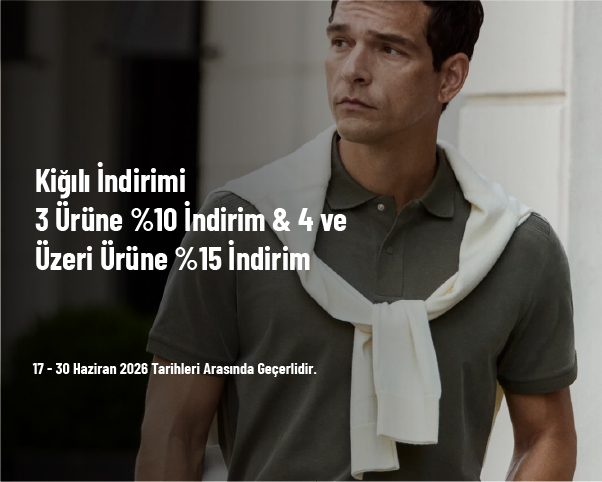 Kiğılı İndirimi - 3 Ürüne %10 İndirim & 4 ve Üzeri Ürüne %15 İndirim