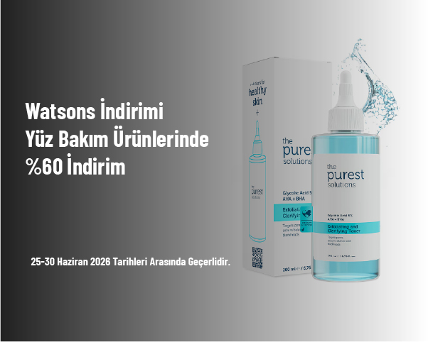 Watsons İndirimi - Yüz Bakım Ürünlerinde %60 İndirim Fırsatı