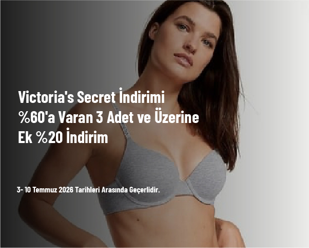 Victoria's Secret Kampanyası - Günlük Külotlar 3 Adet 1.200 TL