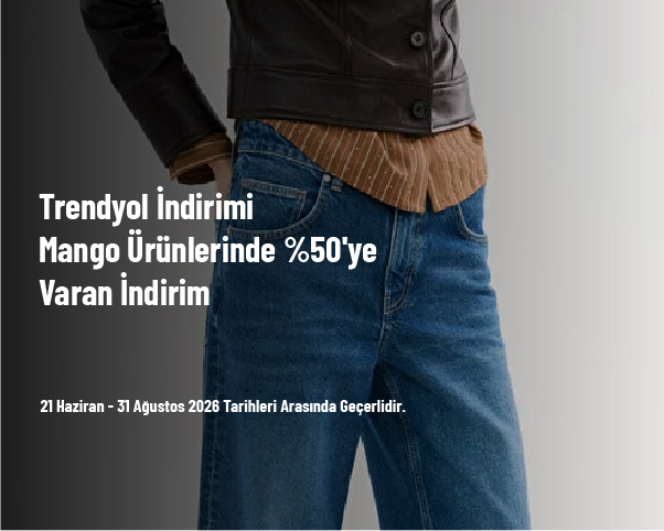 Trendyol İndirimi - Mango Ürünlerinde %50'ye Varan İndirim Trendyol İndirimi - Mango Ürünlerinde %50'ye Varan İndirim