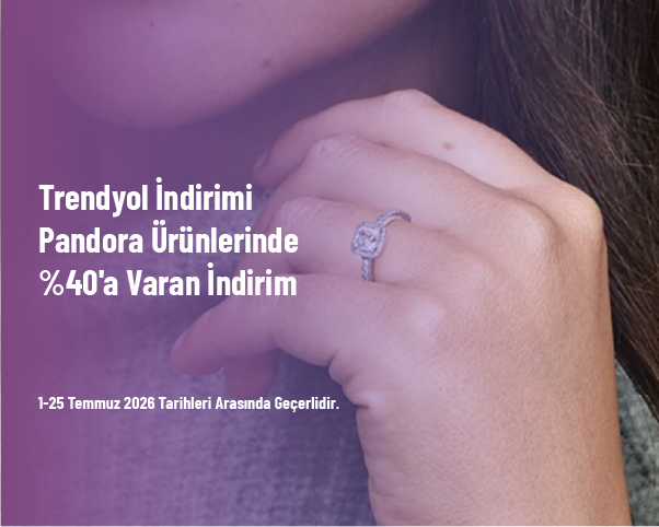 Trendyol İndirimi - Pandora Ürünlerinde %40'a Varan İndirim Trendyol İndirimi - Pandora Ürünlerinde %40'a Varan İndirim