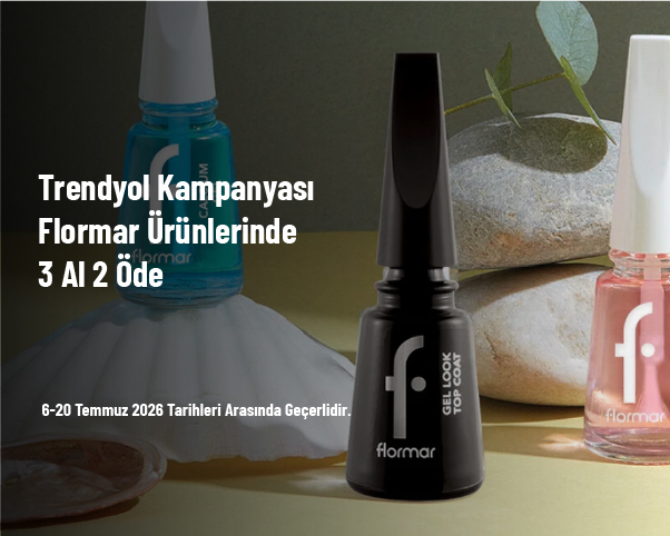 Trendyol Kampanyası - Flormar Ürünlerinde 3 Al 2 Öde Trendyol Kampanyası - Flormar Ürünlerinde 3 Al 2 Öde
