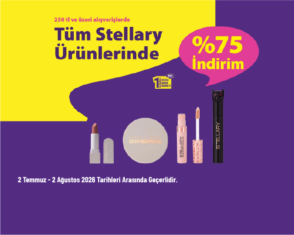 Gratis İndirimi - Tüm Stellary Ürünlerinde %75 İndirim Gratis İndirimi - Tüm Stellary Ürünlerinde %75 İndirim