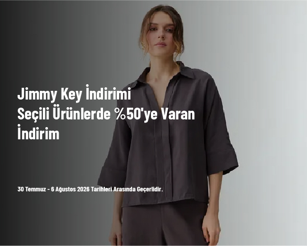 Jimmy Key İndirimi - Seçili Ürünlerde %50'ye Varan İndirim
