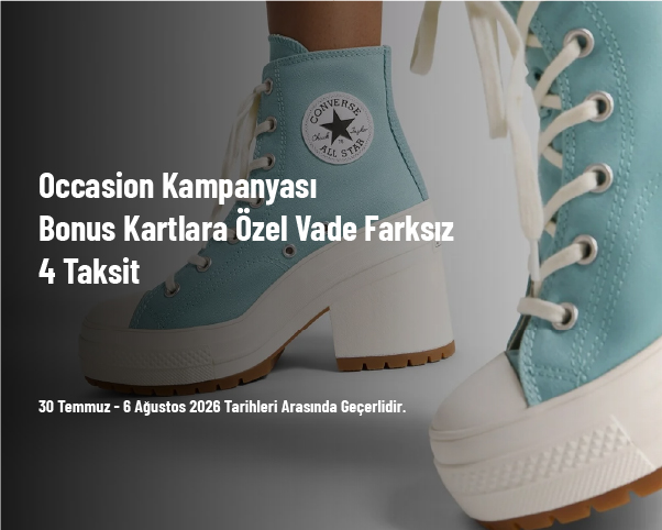 Occasion Kampanyası - Bonus Kartlara Özel Vade Farksız 4 Taksit
