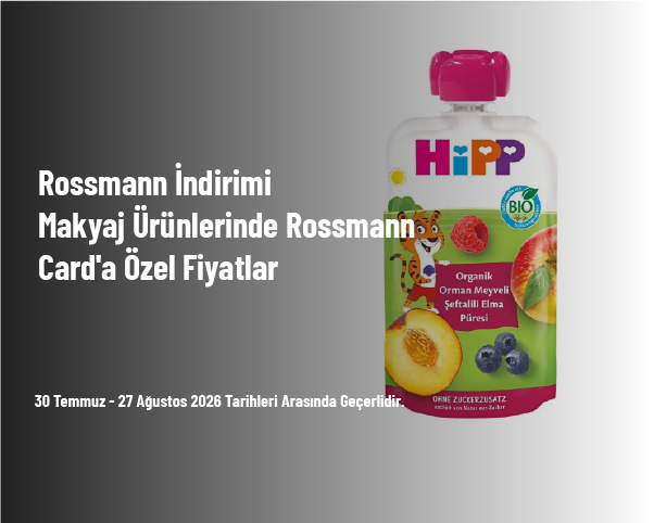 Rossmann İndirimi - Makyaj Ürünlerinde Rossmann Card'a Özel Fiyatlar