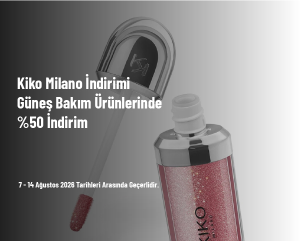 Kiko Milano İndirimi - Güneş Bakım Ürünlerinde %50 İndirim Kiko Milano İndirimi - Güneş Bakım Ürünlerinde %50 İndirim