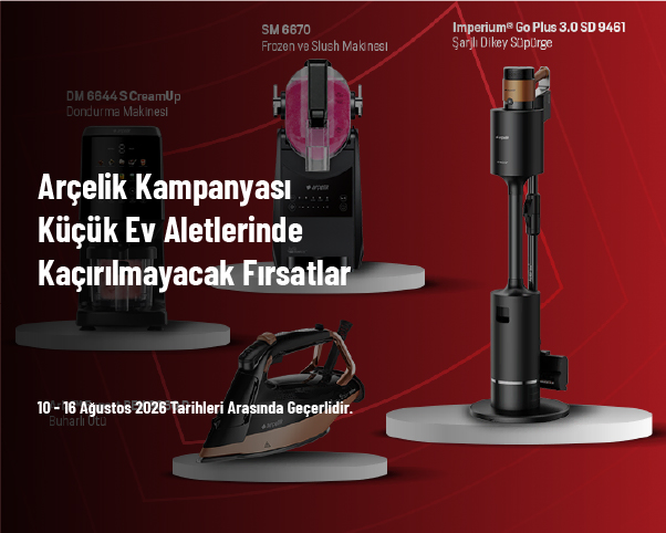 Arçelik Kampanyası - Küçük Ev Aletlerinde Kaçırılmayacak Fırsatlar Arçelik Kampanyası - Küçük Ev Aletlerinde Kaçırılmayacak Fırsatlar