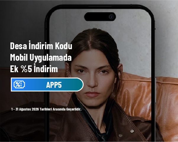 Desa İndirim Kodu - Mobil Uygulamada Ek %5 İndirim Desa İndirim Kodu - Mobil Uygulamada Ek %5 İndirim