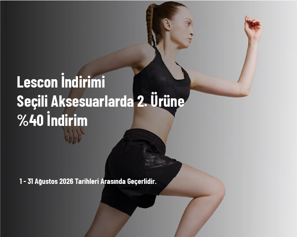 Lescon İndirimi - Seçili Aksesuarlarda 2. Ürüne %40 İndirim Lescon İndirimi - Seçili Aksesuarlarda 2. Ürüne %40 İndirim