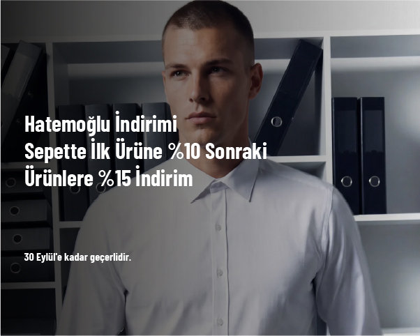 Hatemoğlu İndirimi - Sepette İlk Ürüne %10 Sonraki Ürünlere %15 İndirim Hatemoğlu İndirimi - Sepette İlk Ürüne %10 Sonraki Ürünlere %15 İndirim