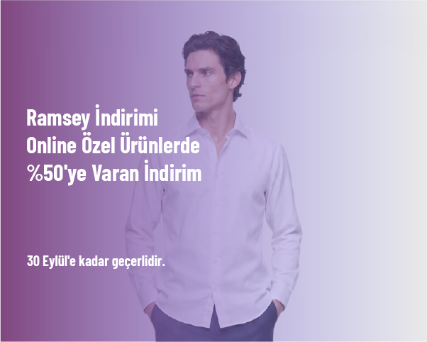 Ramsey İndirimi - Online Özel Ürünlerde %50'ye Varan İndirim