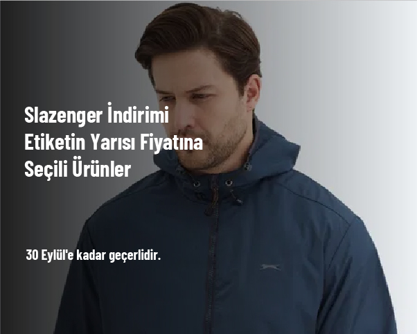 Slazenger İndirimi - Etiketin Yarısı Fiyatına Seçili Ürünler Slazenger İndirimi - Etiketin Yarısı Fiyatına Seçili Ürünler