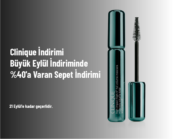 Clinique İndirimi - Büyük Eylül İndiriminde %40'a Varan Sepet İndirimi