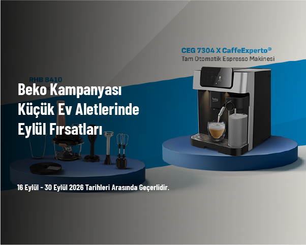 Beko Kampanyası - Küçük Ev Aletlerinde Eylül Fırsatları Beko Kampanyası - Küçük Ev Aletlerinde Eylül Fırsatları