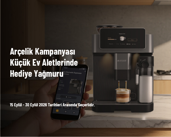 Arçelik Kampanyası - Küçük Ev Aletlerinde Hediye Yağmuru Arçelik Kampanyası - Küçük Ev Aletlerinde Hediye Yağmuru