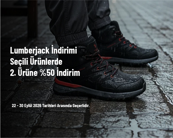 Lumberjack İndirimi - Seçili Ürünlerde 2. Ürüne %50 İndirim