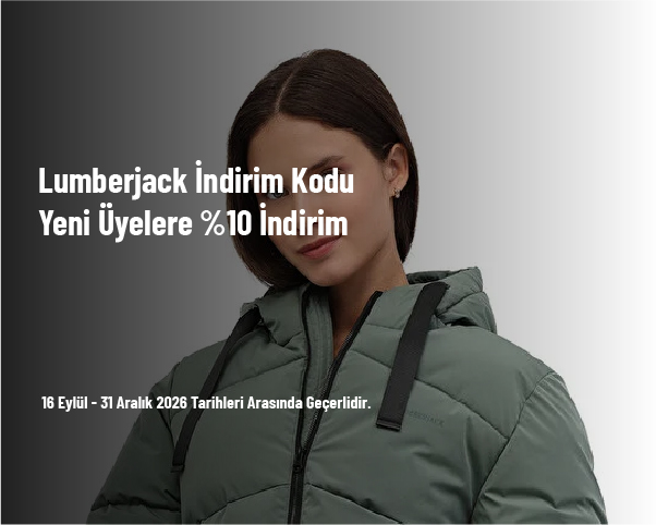 Lumberjack İndirim Kodu - Yeni Üyelere %10 İndirim