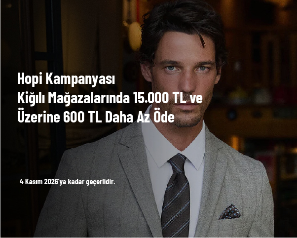 Hopi Kampanyası - Kiğılı Mağazalarında 15.000 TL ve Üzerine 600 TL Daha Az Öde Hopi Kampanyası - Kiğılı Mağazalarında 15.000 TL ve Üzerine 600 TL Daha Az Öde