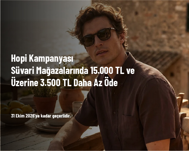 Hopi Kampanyası - Süvari Mağazalarında 15.000 TL ve Üzerine 3.500 TL Daha Az Öde Hopi Kampanyası - Süvari Mağazalarında 15.000 TL ve Üzerine 3.500 TL Daha Az Öde