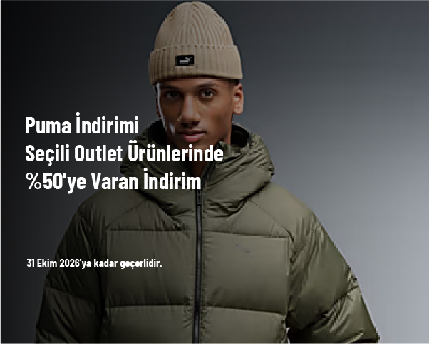 Puma İndirimi - Seçili Outlet Ürünlerinde %50'ye Varan İndirim Puma İndirimi - Seçili Outlet Ürünlerinde %50'ye Varan İndirim