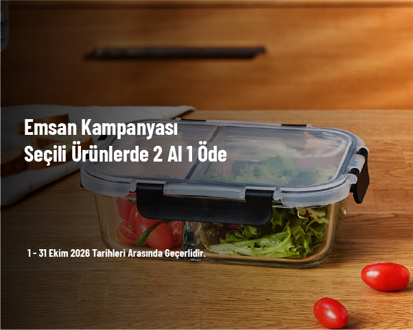 Emsan Kampanyası - Seçili Ürünlerde 2 Al 1 Öde Emsan Kampanyası - Seçili Ürünlerde 2 Al 1 Öde