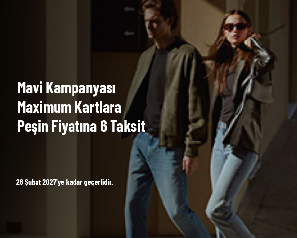 Mavi Kampanyası - Maximum Kartlara Peşin Fiyatına 6 Taksit Mavi Kampanyası - Maximum Kartlara Peşin Fiyatına 6 Taksit