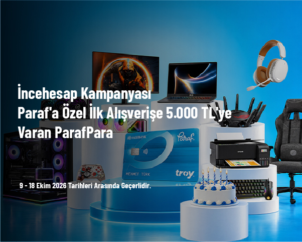 İncehesap Kampanyası - Paraf'a Özel İlk Alışverişe 5.000 TL'ye Varan ParafPara İncehesap Kampanyası - Paraf'a Özel İlk Alışverişe 5.000 TL'ye Varan ParafPara
